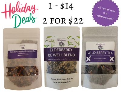 Sale on 2oz Teas- 2 for $22
