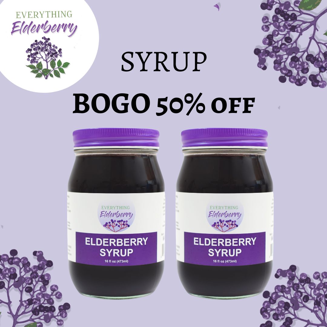Elderberry Syrup - BOGO at 50% (total of 2 syrups for $35.99)
