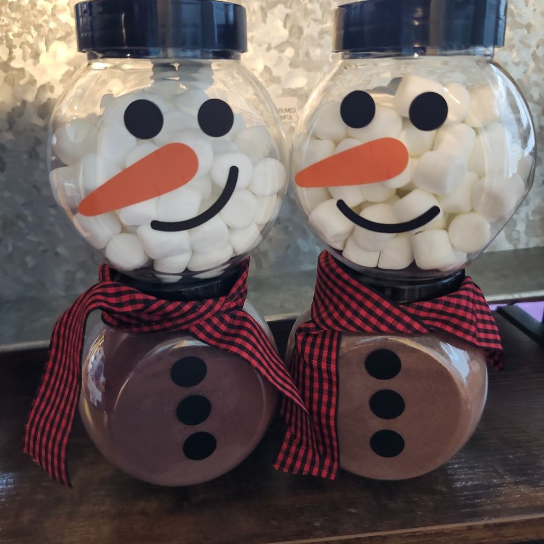 Snowman Elderberry Cocoa and Marshmallows