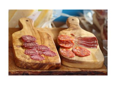 Charcuterie et pizza