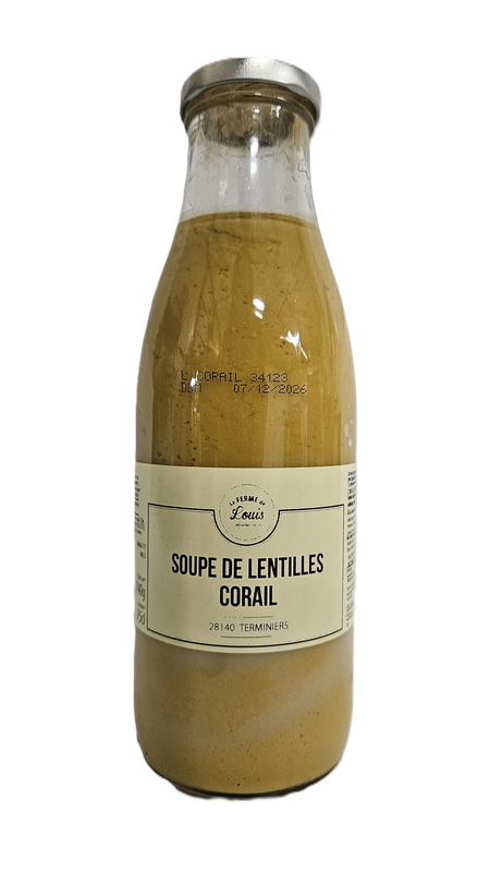 Soupe de lentilles corail