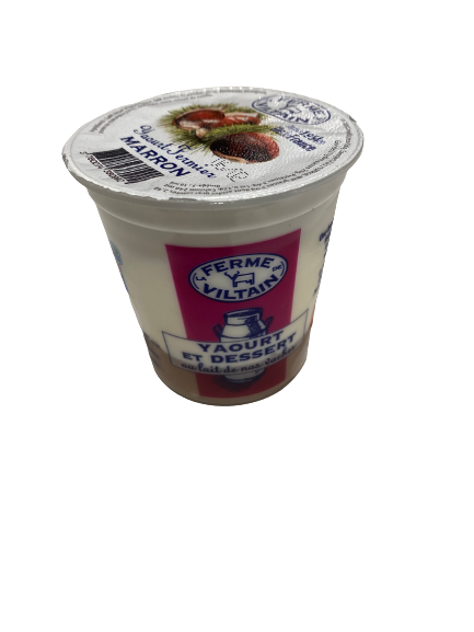 Yaourt et dessert au lait de vache Marron "La ferme de Viltain"