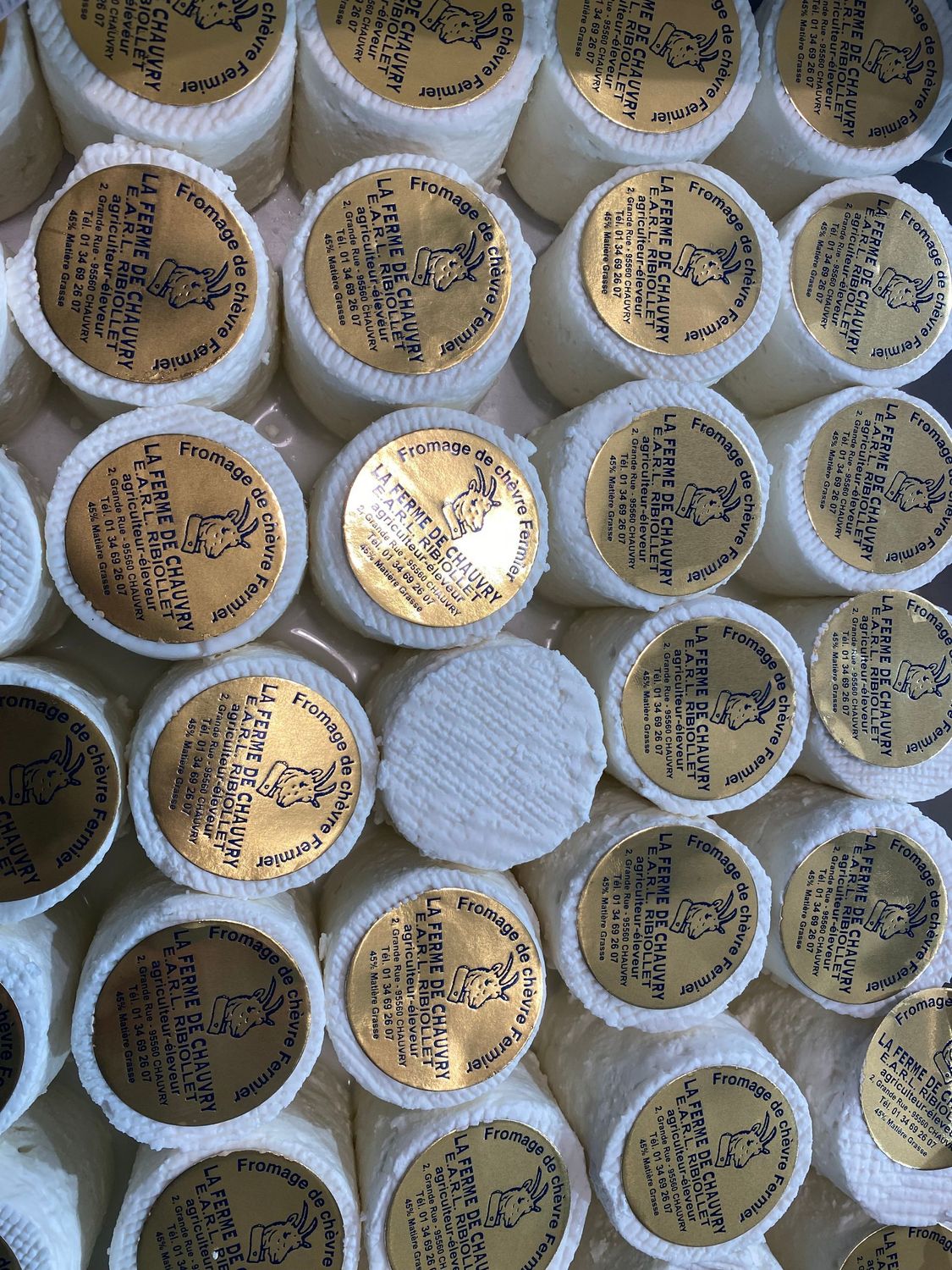 1 Fromage de chèvre FRAIS "Ferme de CHAUVRY (95)"