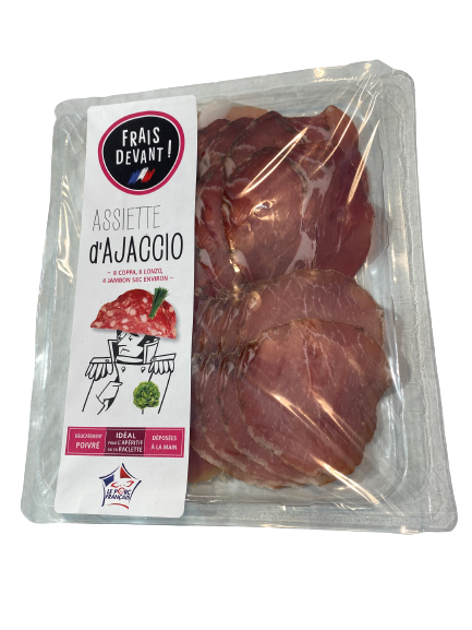 Assiette d'Ajaccio "Frais devant"