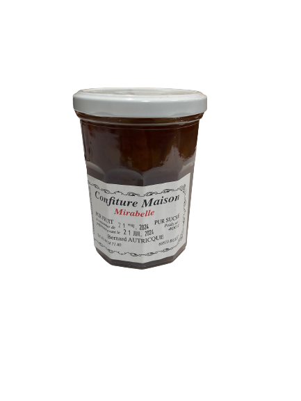 Confiture maison mirabelle « Bernard Autricque »