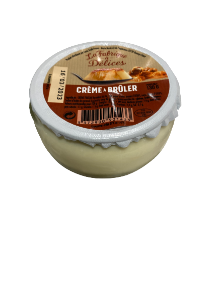 Crème à brûler "La Fabrique à Délices"