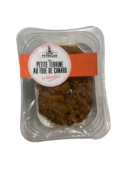 Petite terrine au foie de canard et girolles Adrien Peyrolles