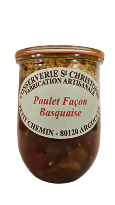 Poulet façon Basquaise -900g