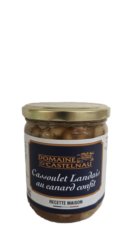 Bocal Cassoulet Landais au canard confit -390g