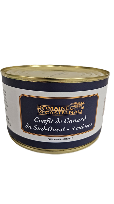 Bocal Confit de canard -4 cuisses -1300g
