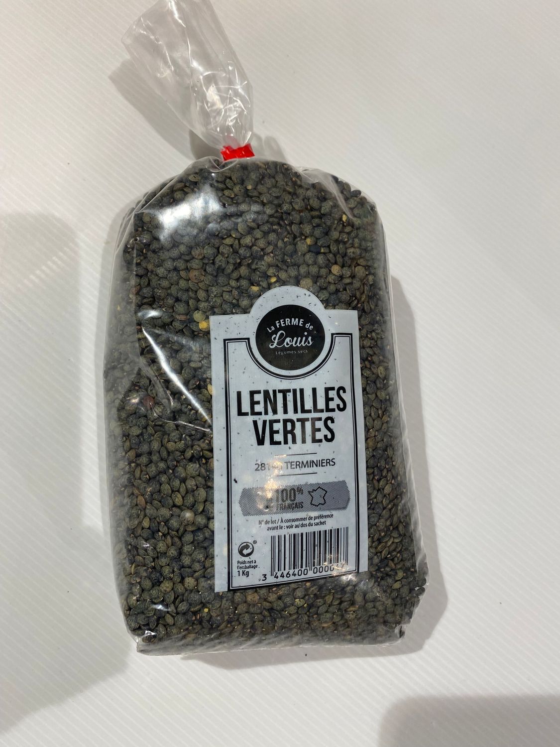 Lentilles vertes La Ferme de Louis - 1 Kg