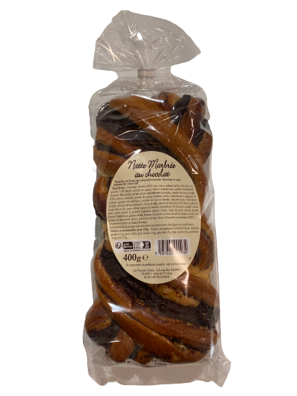 Natte marbrée au chocolat La Fournée Dorée