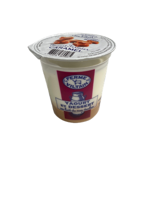 Yaourt et dessert au lait de vache Caramel "La Ferme Viltain"