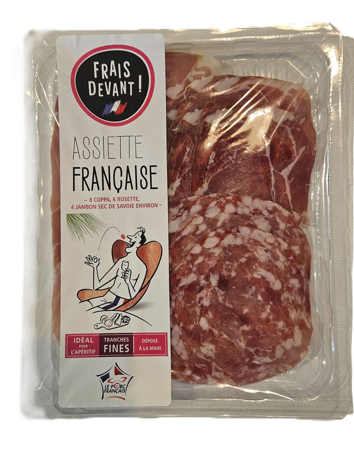 Assiette Française "Frais devant" !
