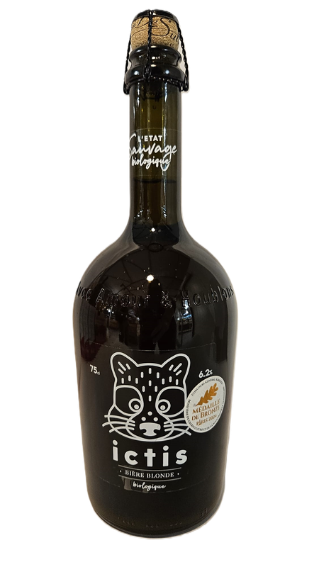 Bière Blonde Ictis Bio - 75 cl