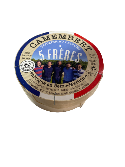 Camembert fermier au lait cru " Le 5 frères"