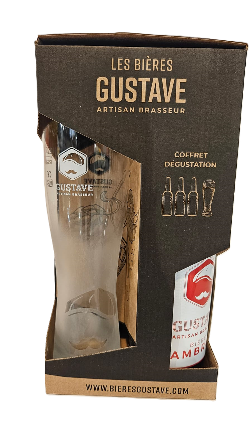 Coffret dégustation 3 bières Gustave Coffret dégustation 3 bières Gustave
