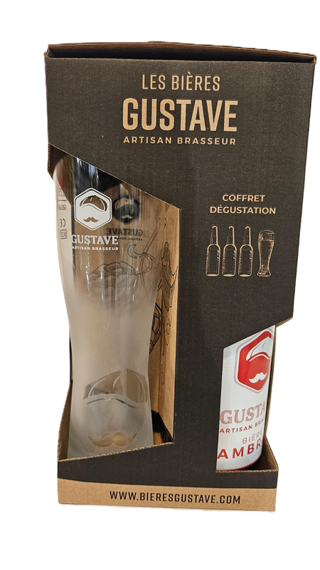 Coffret dégustation 3 bières Gustave