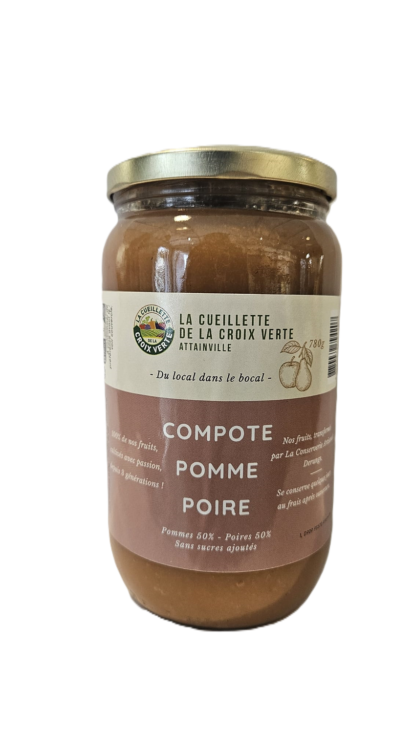 Compote de pomme poire - 780g