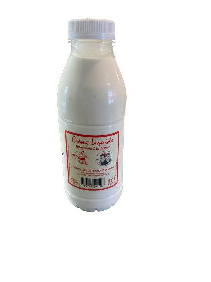 Crème liquide " Ferme de Landegas" - 0.5L