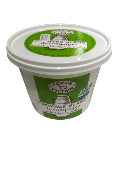 Fromage blanc de campagne au lait entier de vache "Viltain"