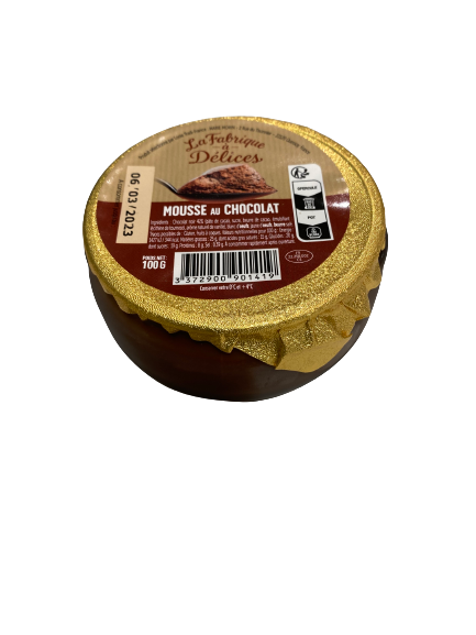 Mousse au chocolat "La Fabrique à Délices"
