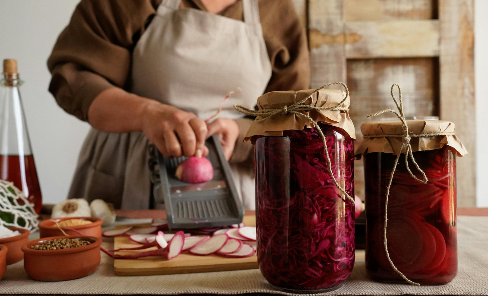 Vendredi 4 septembre 2026 de 10h00 à 12h30   Atelier préparation de Pickels : 2 pots fournis