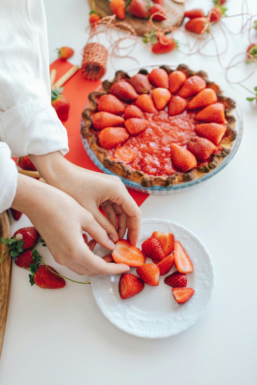 Jeudi 23 avril 2026 de 14h30 à 16h30 - dès 8 ans  Atelier Tarte aux fraises (sans cuisson)