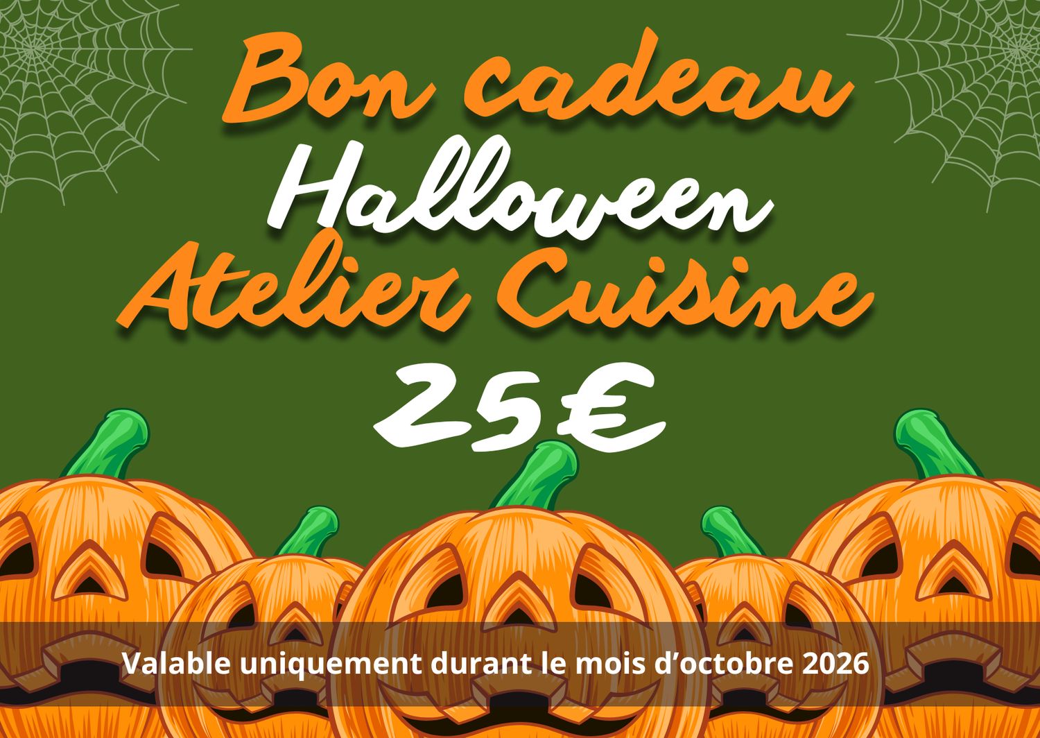Bon cadeau Halloween Bon cadeau Halloween