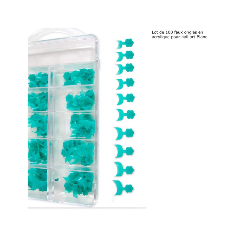 French wrap turquoise boite de 100