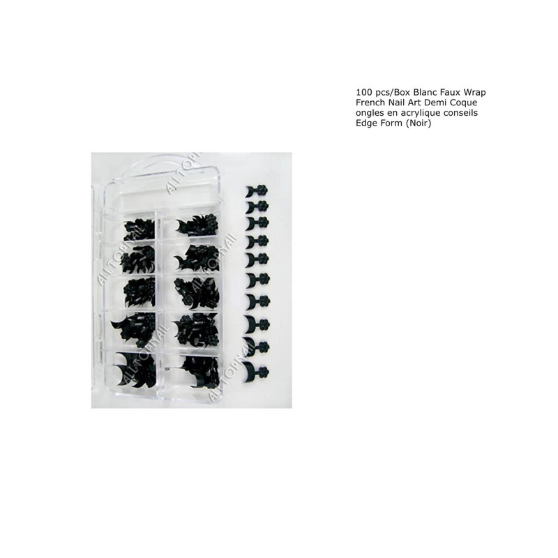 French wrap noir boîte de 100