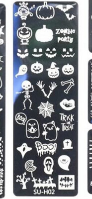 Plaquette de Stamping Halloween suh02