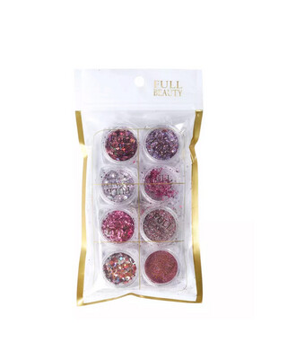 Paillettes mélange de rose 52