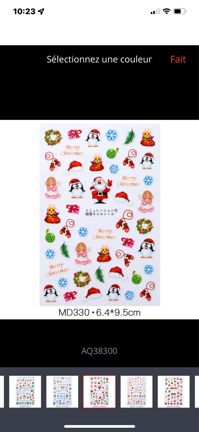 Sticker de Noël #3128