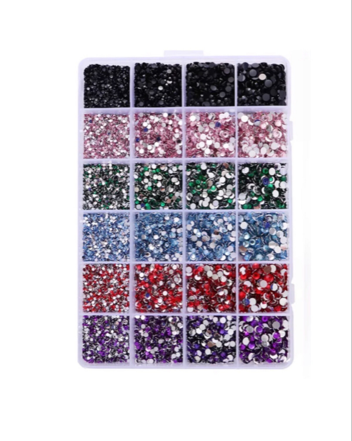 Bijoux strass à ongles en cristal, scintillantes à dos plat 