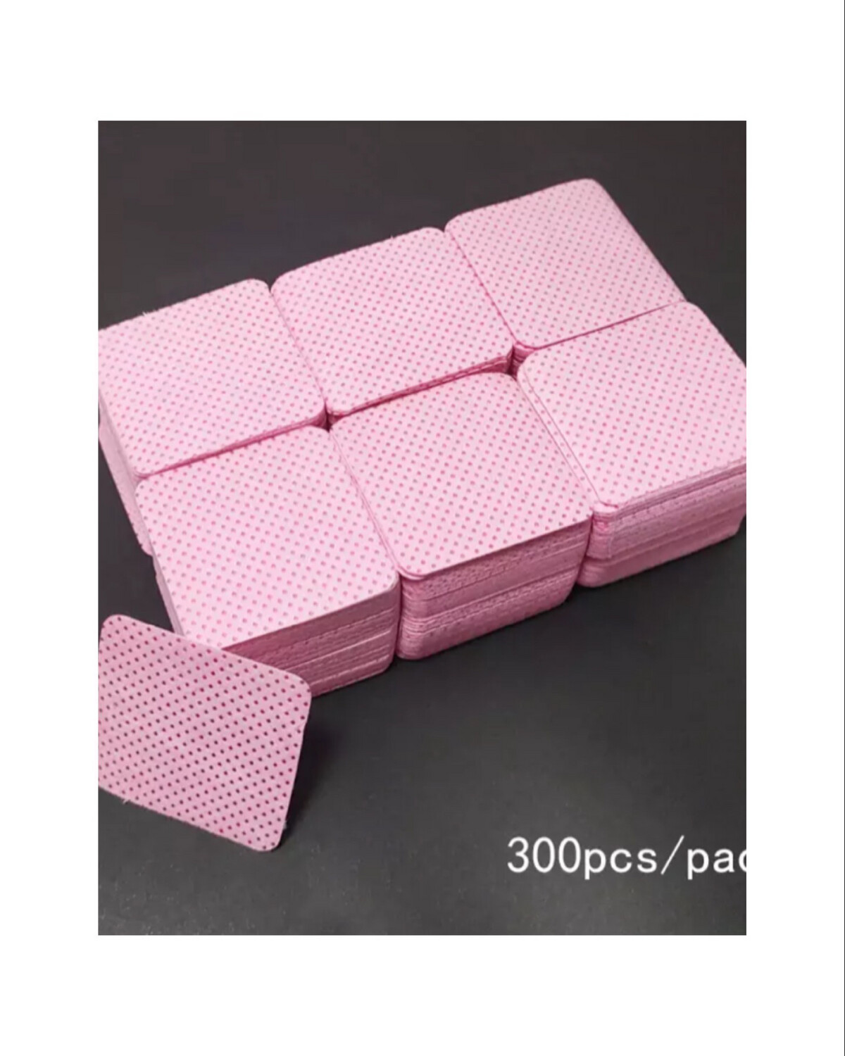 Lingette sans peluche 2x2 rose 