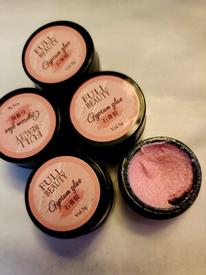 Gel Gypsum glue rose