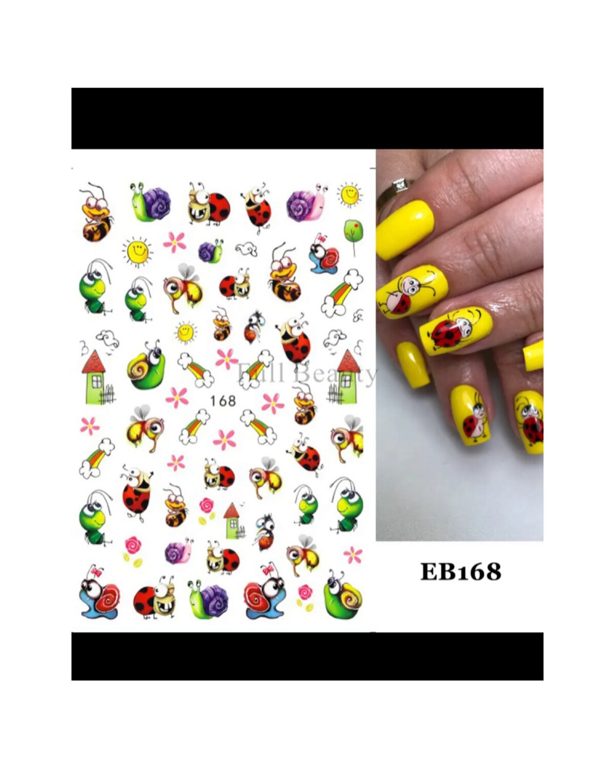 Stickers coccinelle 168
