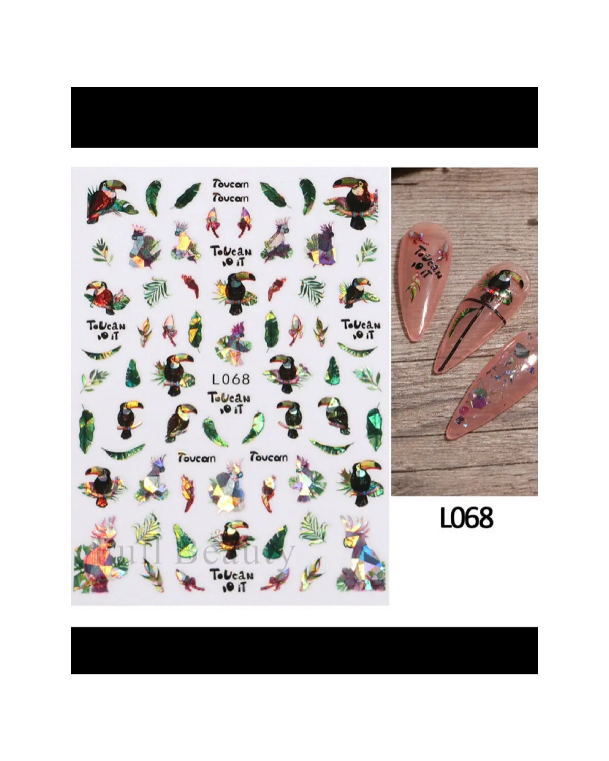 Stickers toucan L068