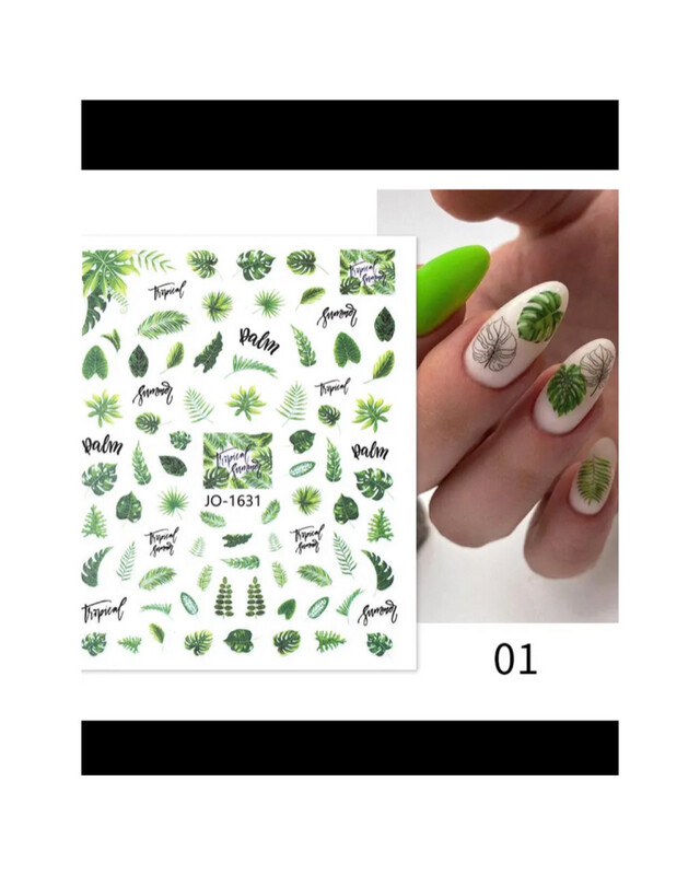 Stickers feuillages jo-1631