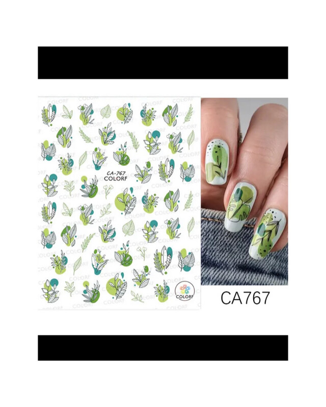 Stickers feuillages colorf ca-767