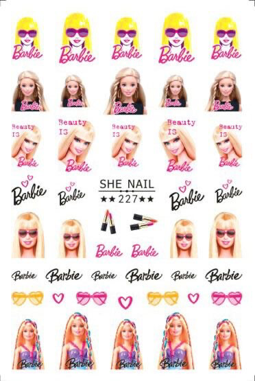 Sticker barbies 227