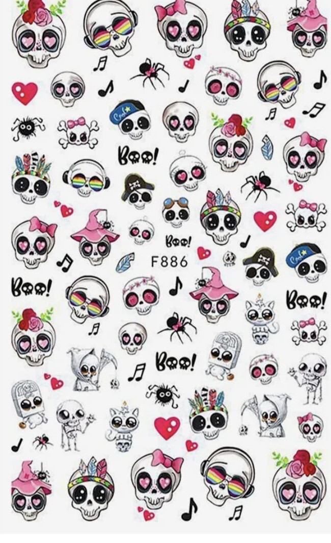 Sticker Halloween F886