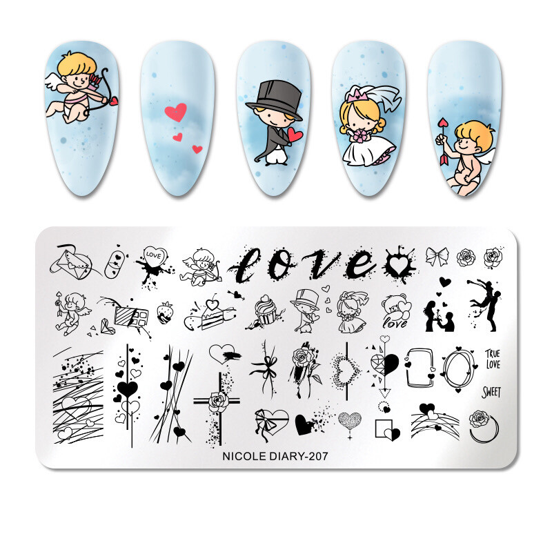 Plaquette de stamping st Valentin