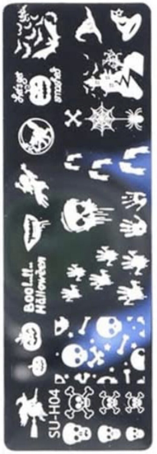 Plaquette de Stamping Halloween suh04