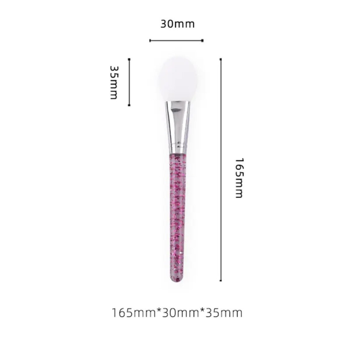 Spatule en silicone pour masque facial