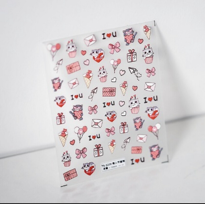 Sticker 3D St Valentin TS-2209