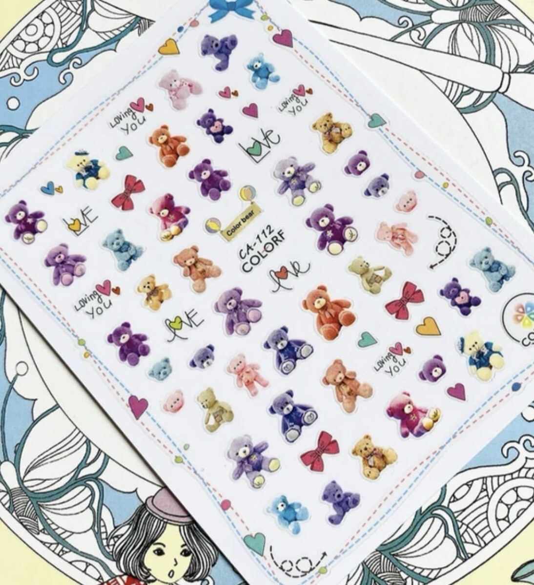 Sticker petit oursons CA-112