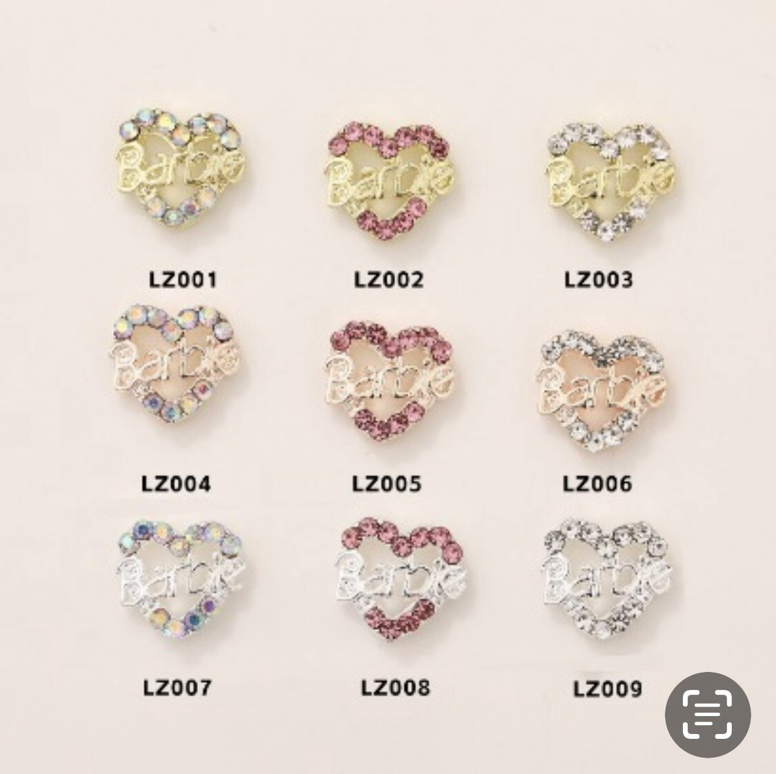 Cœur strass
