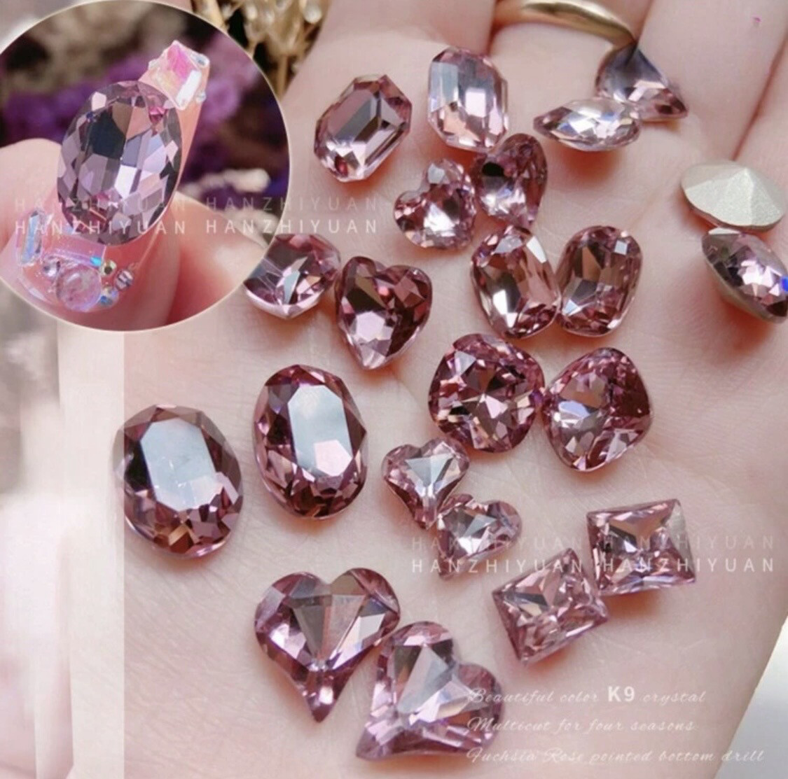 Bijoux divers mauve